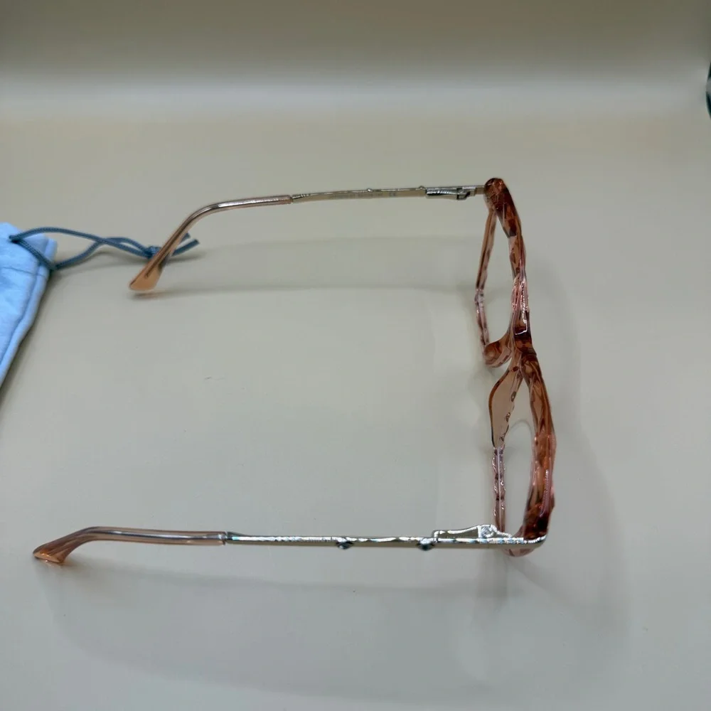 ZEELOOL Women's Tan Glasses Frame, No Prescription